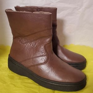 Salamander Leather Warm Men's Fashion Boots